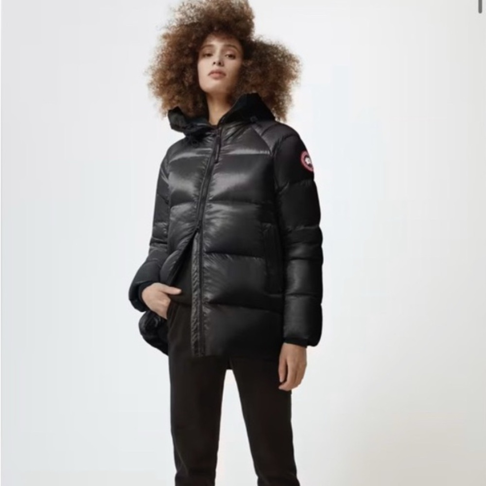 Canada Goose Women's Cypress Black Puffer Coat